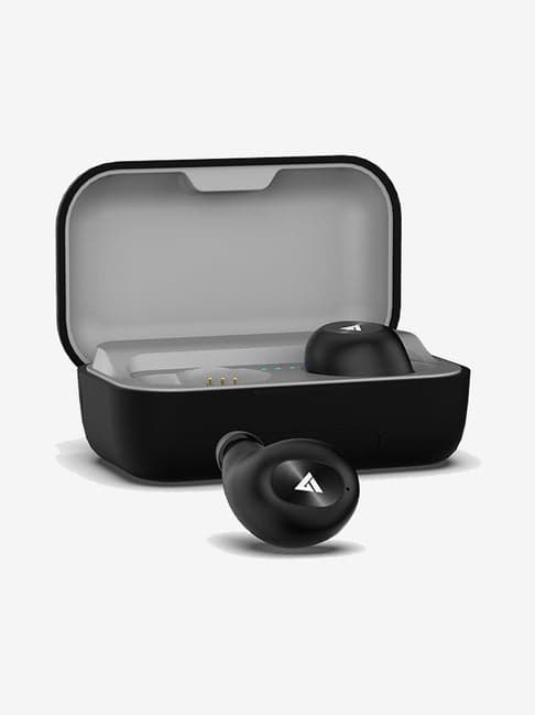 Boult Audio AirBass PowerBuds TWS Earbuds with 120H Playtime and Inbuilt Powerbank (Black)