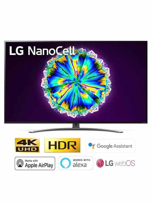 LG 139.7 cm (55 Inches) Smart Ultra HD 4K LED TV 55NANO86TNA (2020 Model, Black)