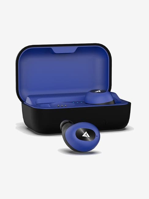 Boult Audio AirBass PowerBuds TWS Earbuds with 120H Playtime and Inbuilt Powerbank (Blue)