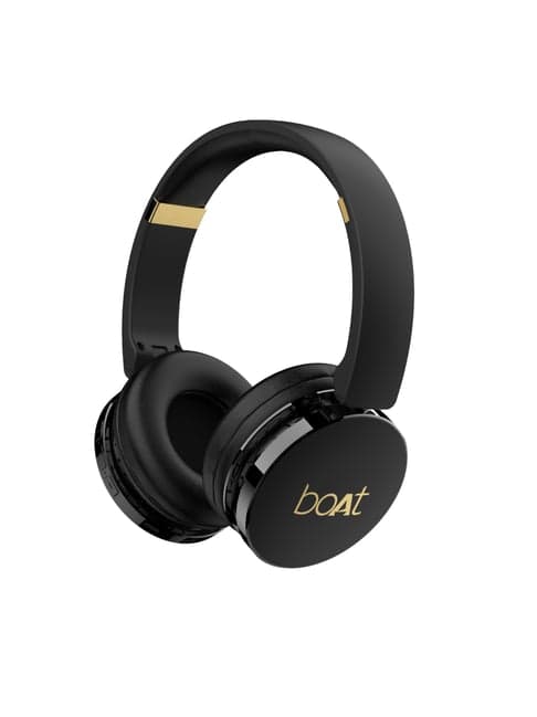 boAt Rockerz 370 T Wireless Headphone with BT v5.0 & Lightweight Ergonomic Design (Buoyant Black)