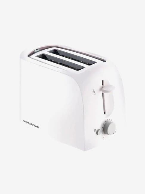 Morphy Richards AT-201 650W 2 Slice Pop Up Toaster (White)