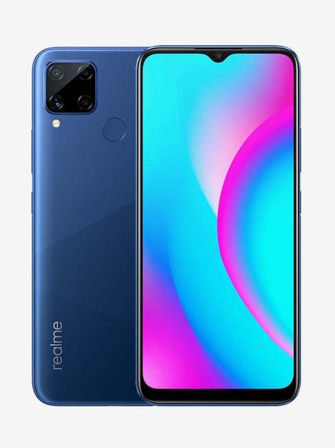 realme C15 Qualcomm Edition 64 GB (Power Blue) 4 GB RAM, Dual SIM 4G