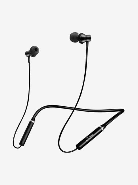 PTron Tangent Beat Wireless Bluetooth Neckband with Microphone (Black)