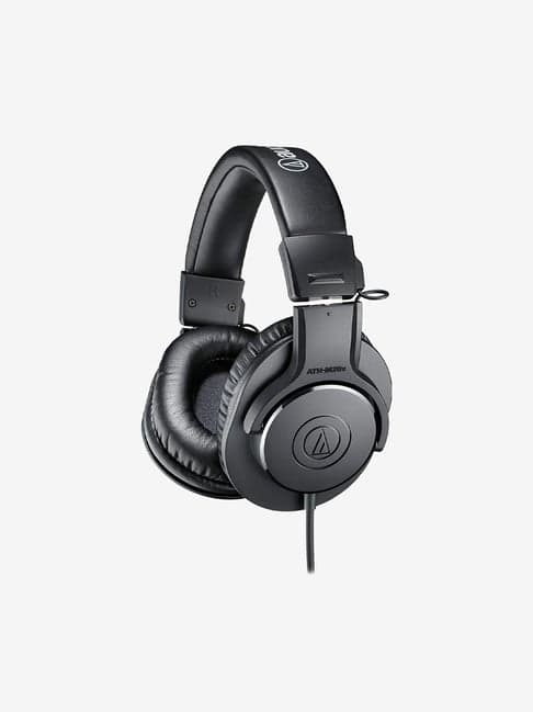 Audio Technica ATH M20x Over Ear Professional Studio Monitor Headphones (Black)
