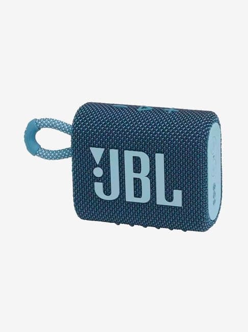 JBL GO 3 Ultra Portable IP67 Water and Dustproof 4.2W Bluetooth Speaker (Blue)