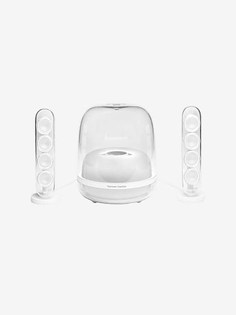 Harman Kardon SoundSticks 4 2.1 Channel 140W Speaker (HKSOUNDSTICK4WHTAS, White)