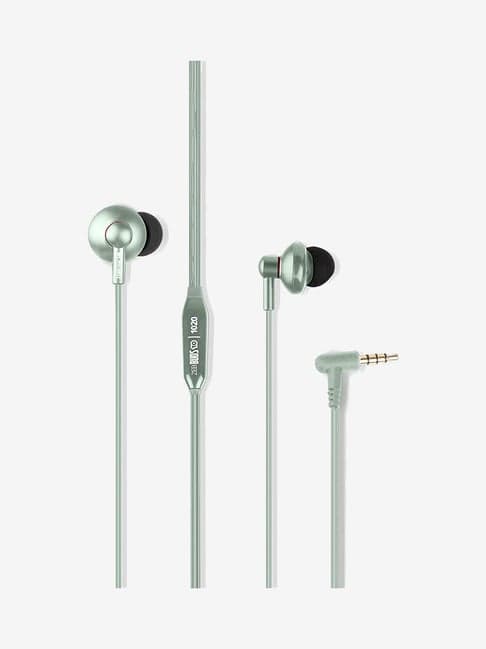 Zebronics Zeb-Buds 10 Wired Earphone with Mic (Green)