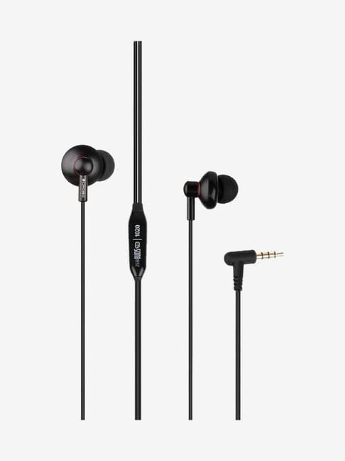 Zebronics Zeb-Buds 10 Wired Earphone with Mic (Black)