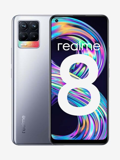 realme 8 128 GB (Cyber Silver) 8 GB RAM, Dual SIM 4G
