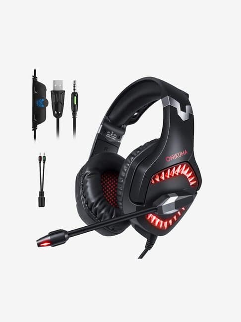 Onikuma K1 PRO Wired Gaming Headphone with mic, Noise Canceling Gaming Headset for PC, Xbox