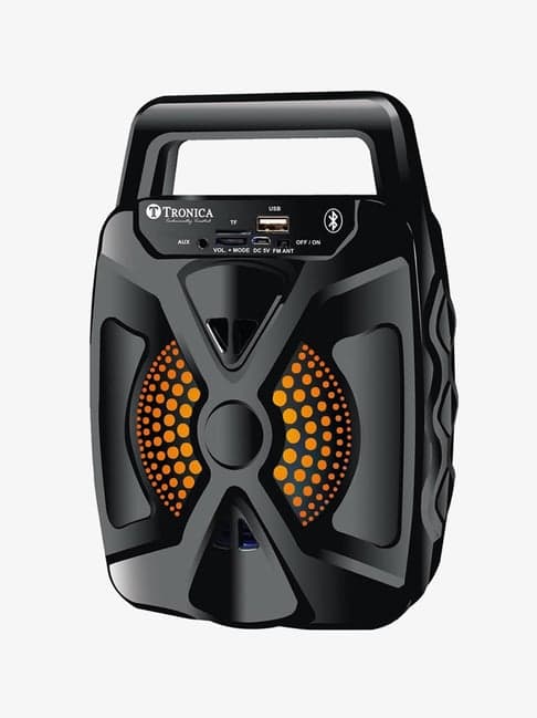Tronica TR-001 Bluetooth Rechargeable Portable Speaker (Black)