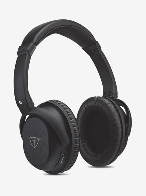 Tiitan TW-N30 Active Noise Cancelling Wireless Bluetooth On-Ear Headphones (Black)