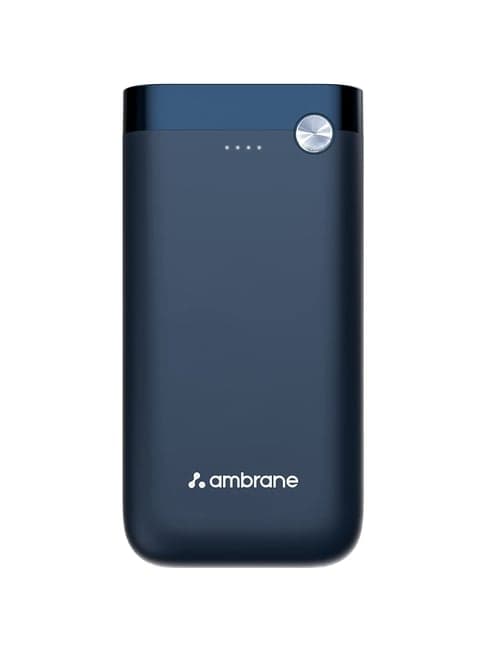 Ambrane PP-20 Pro 20000mAh Power Bank with 20W Fast Charging (Blue)