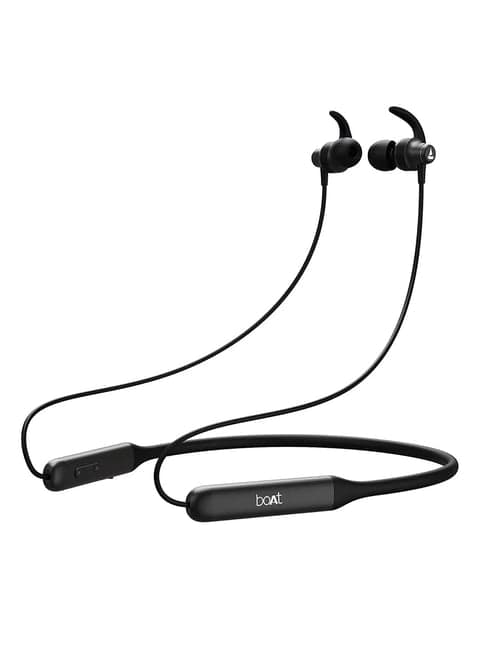 boAt Rockerz 338 Neckband With Mic (Black)
