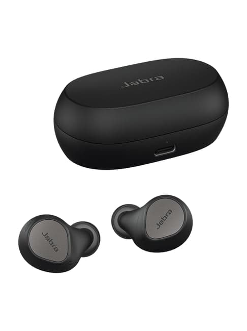 Jabra Elite 7 Pro Adjustable Active Noise Cancellation True Wireless Buds Titanium Black