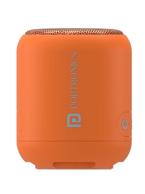 Portronics SoundDrum 1 POR-1400 10W Wireless Bluetooth Speaker (Orange)