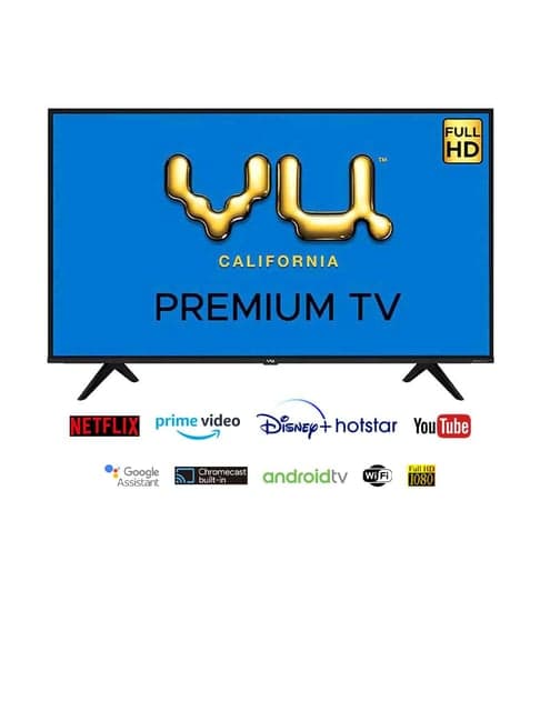 Vu Premium 108 cm (43 Inches) Android Smart Full HD LED TV 43US (Black)