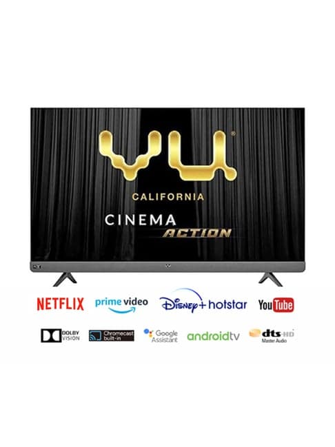 VU 164 cm (65 Inches) Android Smart 4K Ultra HD LED TV 65LX (2021, Black) 3 Year Warranty