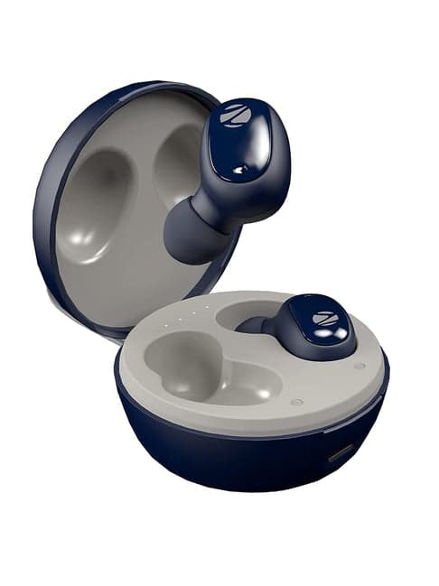Zebronics Zeb-Sound Bomb 1 True Wireless Earbuds with Mic (Blue/Grey)