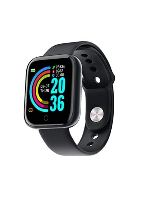 PunnkFunnk Y68 Activity Tracker Smart Watch - Black