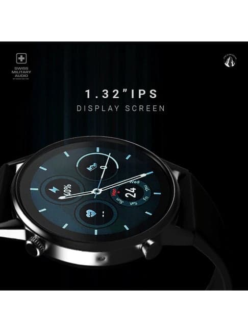 SWISS MILITARY Raptor Bluetooth Calling with 240 mAh Battery Watch (Silver & Grey)