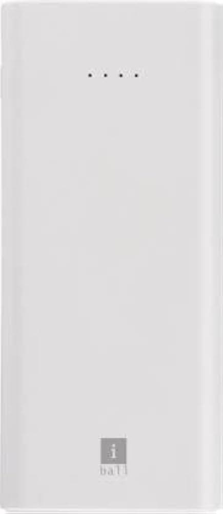 (Refurbished) 10000 mAh 12 W iball Power Bank (White, Lithium Polymer, Fast Charging for Mobile)#JustHere