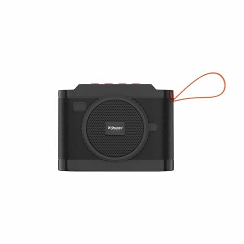 DH Discovery DH-500 Black Bluetooth Speaker | 20W Portable Wireless Speaker with 6 Hours Playtime, FM, USB, TF Card | Powerful Bass & Stylish Design