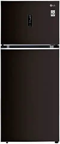 LG 408 L 3 Star Frost-Free Smart Inverter Wi-Fi Double Door Refrigerator (GL-T412VRSX, Russet Sheen, Convertible & Door Cooling+)