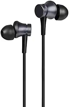 Mi Earphone Basic in Ear Wired Headset with Mic, Deep Bass Sound (Black)