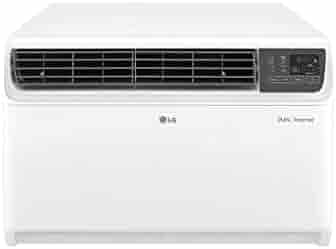 LG 2.0 Ton 5 Star Dual Inverter with Convertible 4-in-1 Cooling and ThinQ (Wi-Fi) Window AC (Copper, Air filter, 2022 Model, PW-Q24WUZA, White)