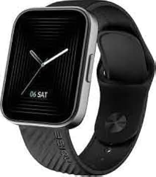 (Refurbished) Noise ColorFit Vision 2 Buzz Smartwatch (Black Strap, Regular)