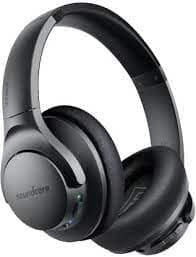 9Renewed) Soundcore by Anker Life Q20 With Hybrid Active Noise Cancellation Enabled Bluetooth Headset (Black, On the Ear)