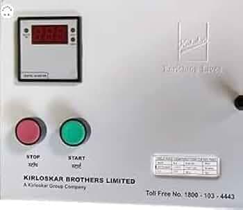 Kirloskar Heavy Duty Metal 2 HP Single Phase Submersible Pump Controller Motor Starter/Panel Ideal for Home and Office Motor (Multicolor)
