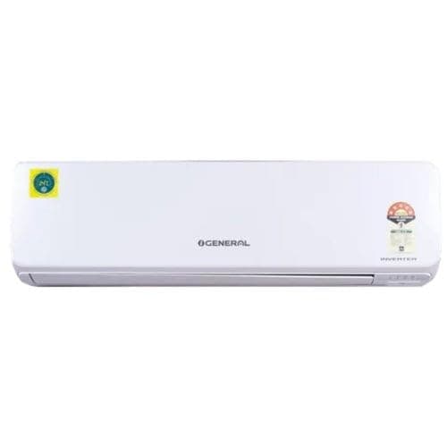 O General 1.5 Ton 5 Star Inverter Split AC | Copper Condenser | PM 2.5 Filter | Ambient Cooling | R32 Refrigerant (ASGG18CGAA-B, White) 2025 Model