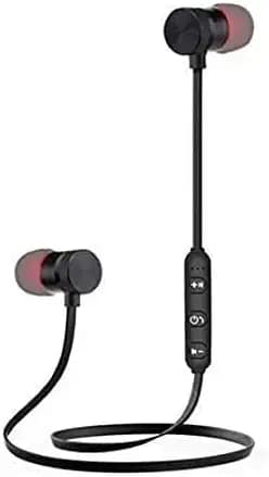 EASYSHOP BM-06 Super Bass Wireless Bluetooth Headphones, Headset with Mic and Sound Button Earphone for M i Note 5/6/7 Pro, 6A, Y2, A2, A1, Y3 All Smartphones (Black) Modal A-1