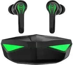 (Renewed) Wings Phantom Gaming TWS with 50ms Low Latency Bluetooth 5.3 Headset Bluetooth Gaming Headset (Black)