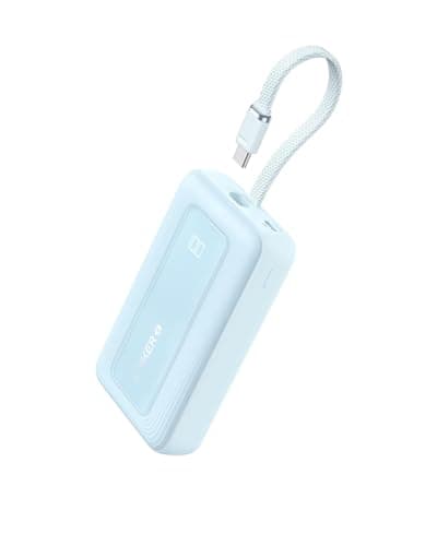Anker Portable Charger, 10,000mAh 30W Power Bank, USB-C in and Out Fast Charging Battery Pack, Travel Essential Phone Power Bank, for iPhone 16/15/14/...