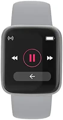 mobimint D20 Ultra Latest Bluetooth Smart Fitness Band Watch with Active Heart Rate Activity Tracker Waterproof Body, Blood Pressure(7), Calorie Counter, OLED Touchscreen Unise - Grey