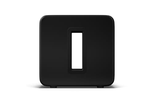 Sonos Sub 4 | Wireless Subwoofer with Powerful Bass for Immersive Entertainment - Black