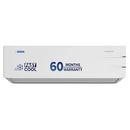 Blue Star 1 Ton 3 Star Convertible 5 in 1 Cooling Inverter Split AC (Copper, Multi Sensors, Stabalizer Free Operation, Dust Filters, Smart Ready, Blue Fins, Self Diagnosis, 2023Model, IC312YNU,White)