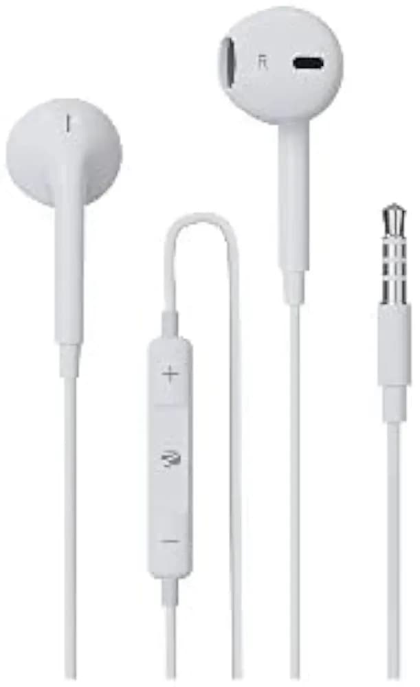 Buds 30 3.5Mm Stereo Wired in Ear Earphones with Mic for Calling, Volume Control, Multifunction Button,
