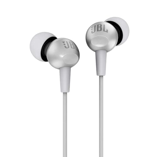 JBL C200SI Wired in Ear Earphones with Mic (Ice Gray)