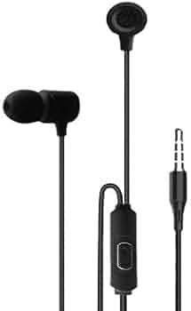 Tiitan S6 Wired Headset with MIC in Ear Earphones Powerful HD Sound with High Bass, Tangle Free Cable, Comfort in-Ear Fit, 3.5mm Jack (Black)
