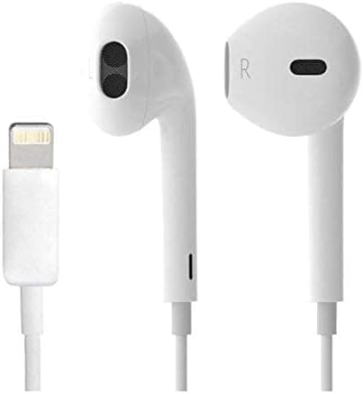 A.S in-Ear Headphone Earphone Active Noise Isolation with Mic Compatible for iPhone 13,12,11,11 Pro, 12, Xs, Xs Max, Xr, X, 8, 8 Plus, ipad