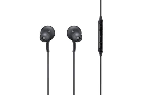 Original Wired USB Type C Headphones Sound by AKG Compatible with Samsung Earphones | USB Type-C | Audio Tuning | Premium Sound & Comfort EO-IC100 (Bl...
