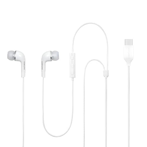 Original Type C Earphone Compatible with Samsung S24 Headphones with Microphone Noise Isolation Stereo Wired Earphones for Samsung Galaxy S22 S23 Ultr...