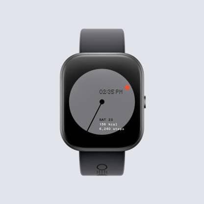 CMF by Nothing Watch Pro, 1.96 AMOLED Display, BT Calling with AI Noise Reduction, GPS Smartwatch (Dark Grey Strap, Free Size)