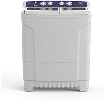 Godrej Edge Classic 7.2 Kg Semi-Automatic Top Loading Washing Machine Appliance (WS EDGE CLS+ 7.2 TN3 M ROBL, Royal Blue, 100% rustproof polypropylene...