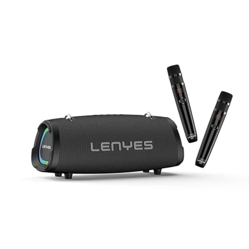 Lenyes S872 Bluetooth Speakers Wireless, 160W Peak Output, 2.1 Stereo Sound, IPX6 Waterproof, 9000mAh Battery, TWS Pairing Bluetooth Speaker, AUX/TF/U...