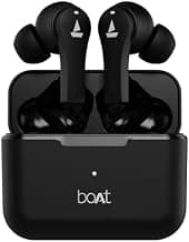(Renewed) boAT Airdopes 101 Black In Ear Wireless Earphone